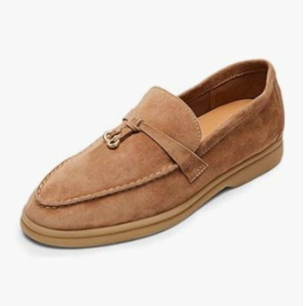 Milooey Peru Round Toe Flat Loafers Comfort Slip On Moccasins Driving Shoe